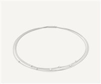 Collana Marco Bicego Donna Goa in Oro bianco Diamante 0.17 Ct CG617-B - CG617-B